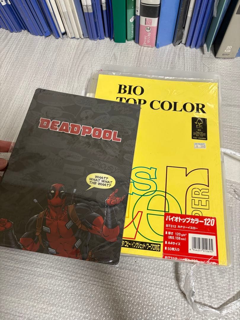 クリアファイルセット 多数 青 黒 緑