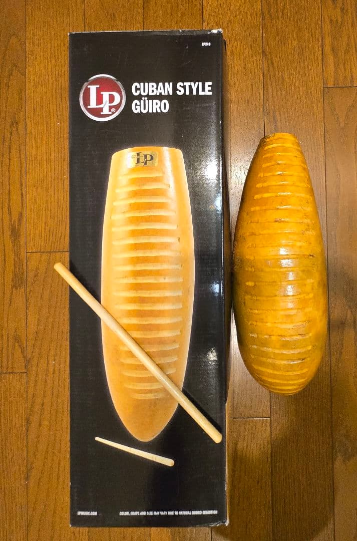 LP Cuban Style Güiro ギロ、スクレイパー、箱付