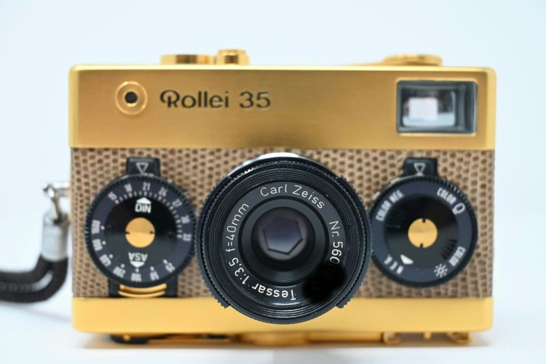 ローライ35 ゴールド Tessar 40mm Rollei GOLD 50周年