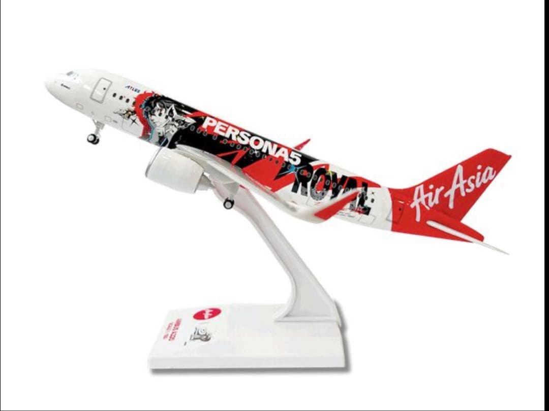 【限定品/激レア】ペルソナ5 × エアアジア コラボ 飛行機模型