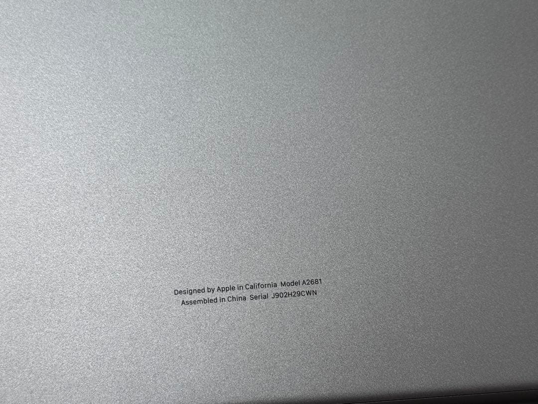 MacBook本体 Apple Macbook Air M2 8GB 256GB