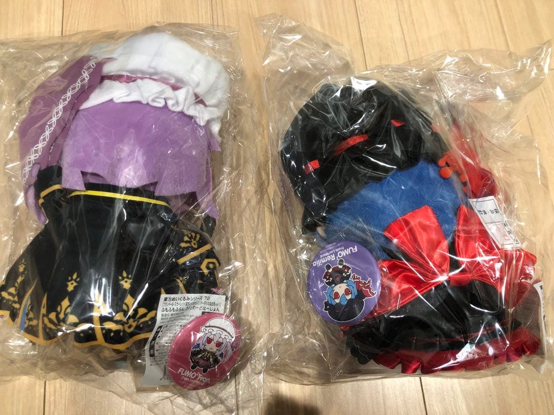 東方Gift ふもふも まんなかさいず ふらん れみりあ さくやセット バッジ付