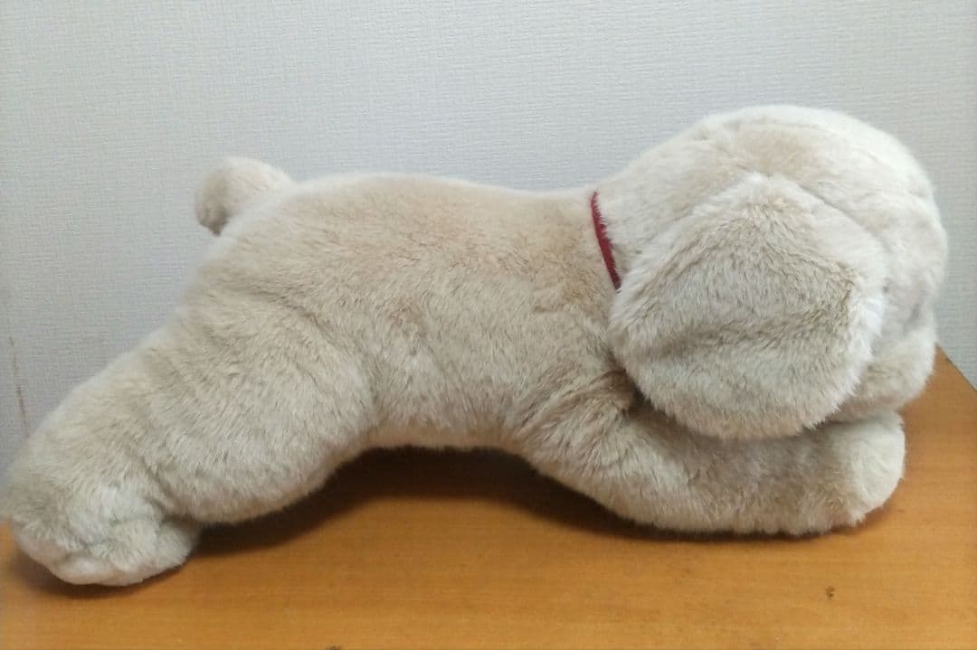 うめ吉 くたくた 特大 ぬいぐるみ ベージュ 2L BIG 1983 レトロ 犬