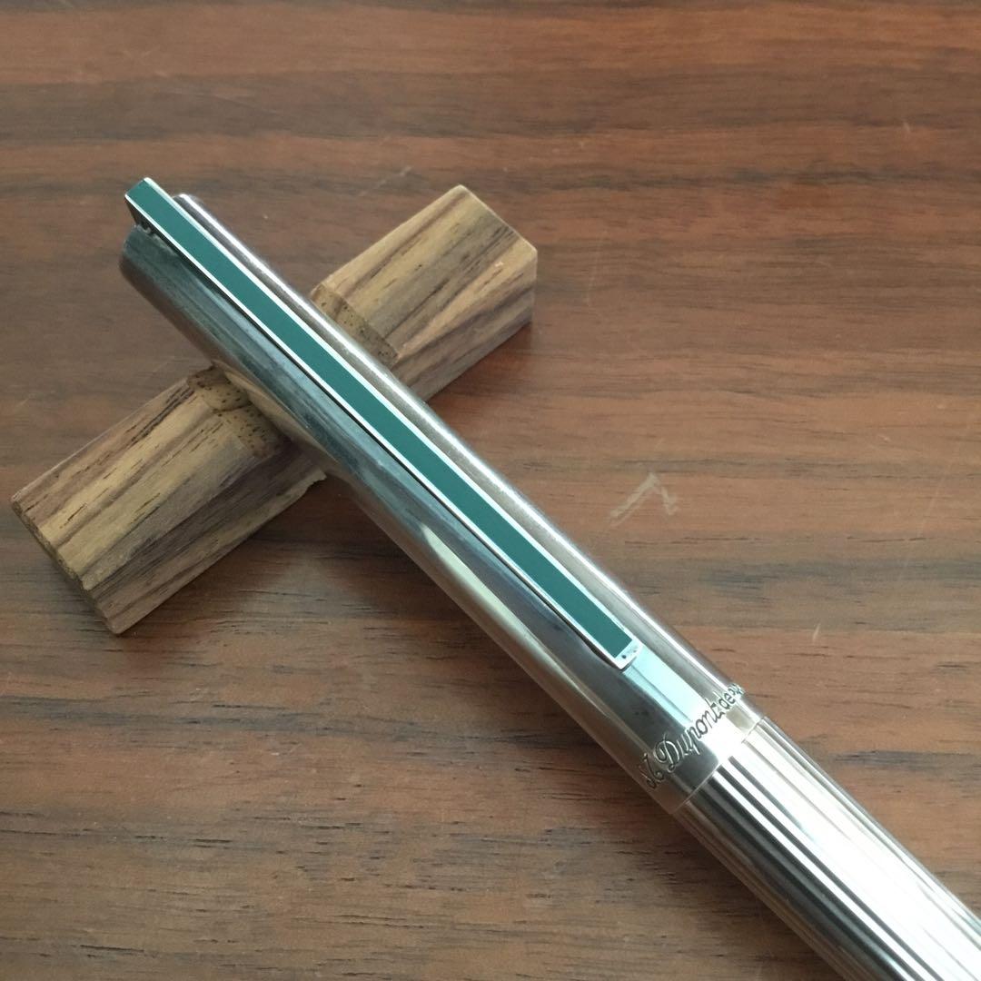 【中古】デュポン 925 シルバー万年筆 ペン先18ct 750
