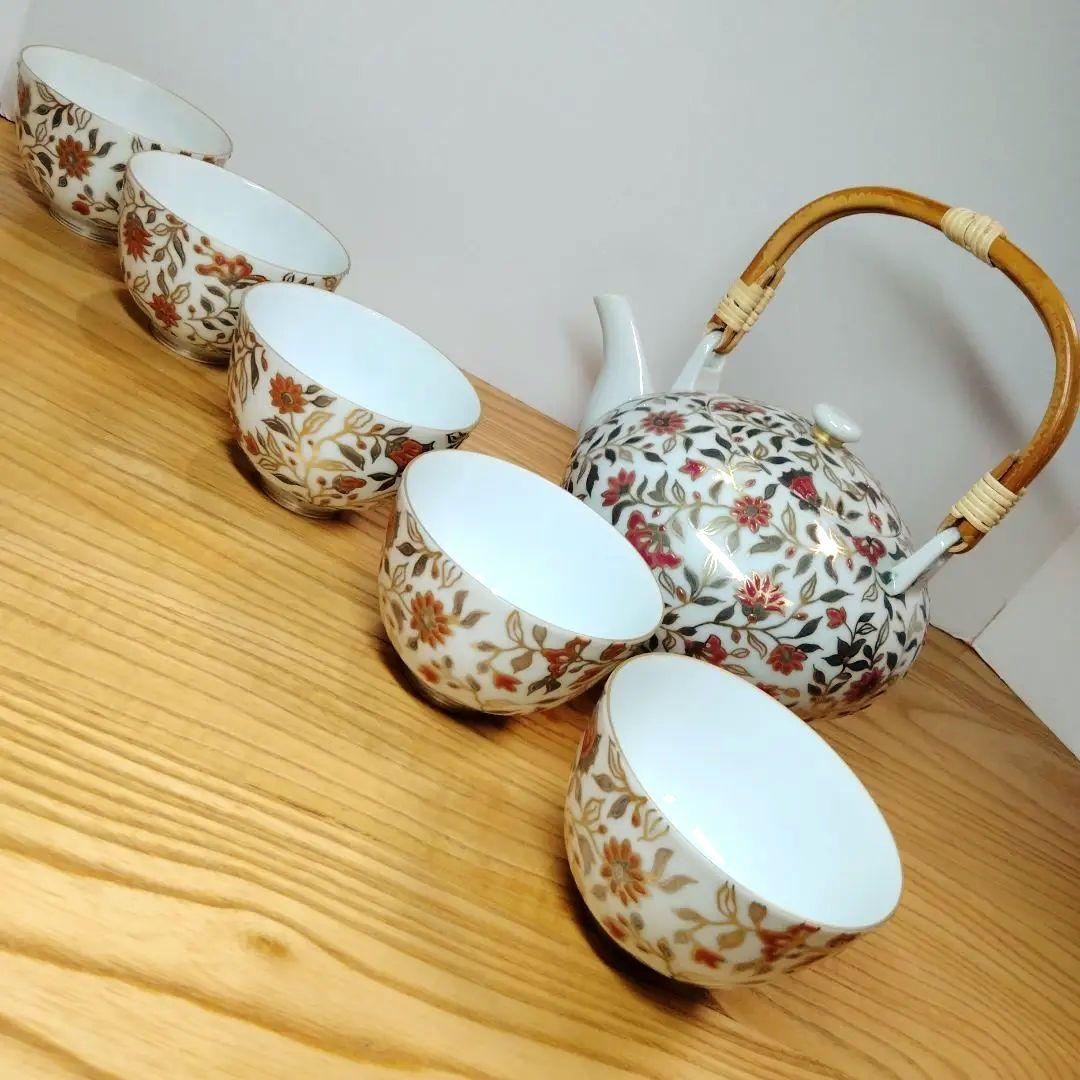 ☆ 平安貴古 清水焼 草花茶器揃