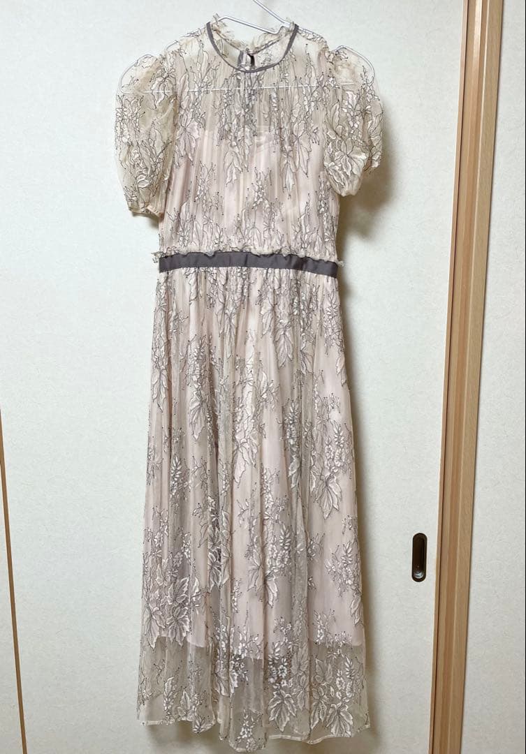 JILL by JILL STUART バイカラーレースドレス