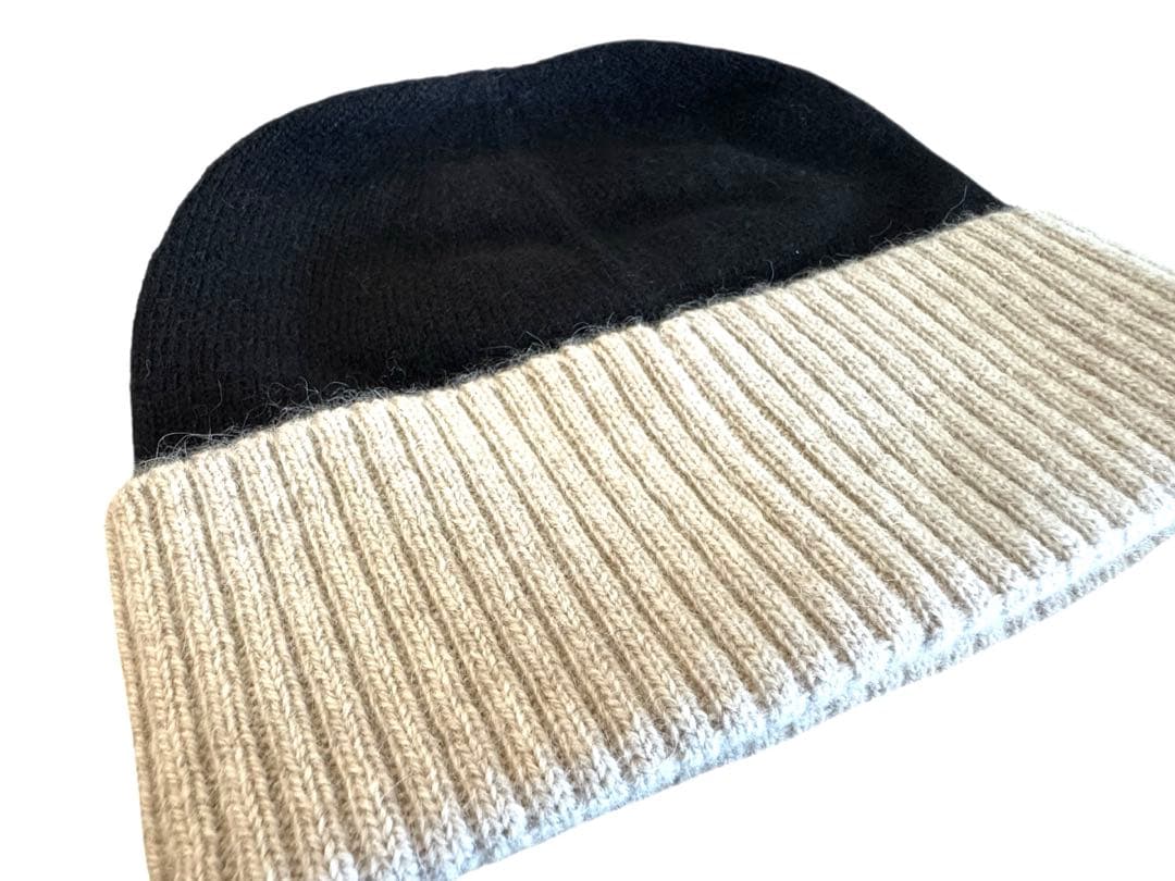 新品 未使用 新作 25B CHANEL カシミア ニット帽 ビーニー ココ