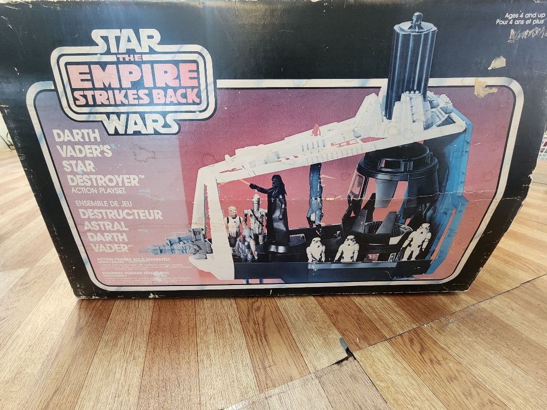 オールドケナー　ケナー　ダースベイダースターデストロイヤープレイセット　箱付き