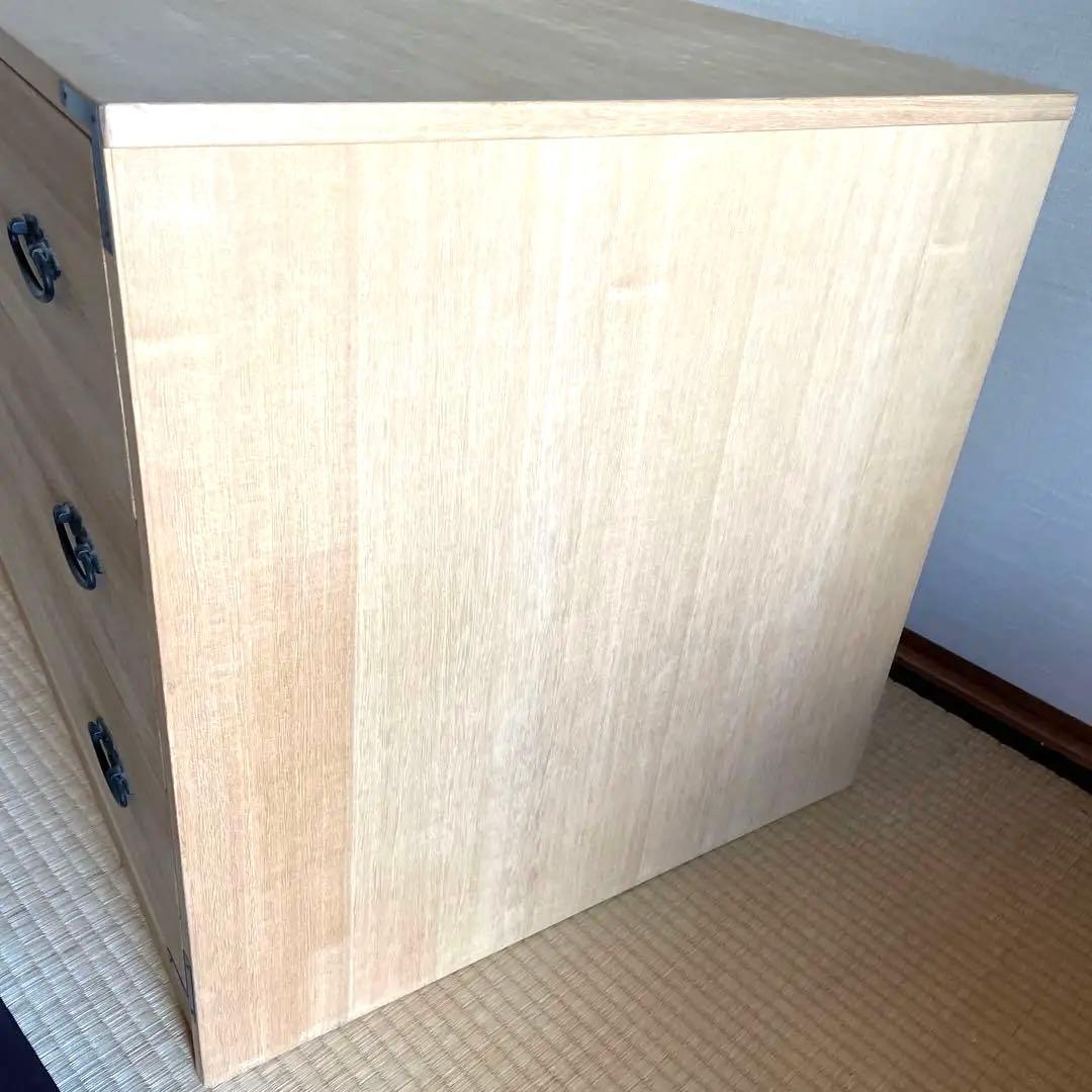 桐箪笥　 3段チェスト　タンス　着物　たのメル便