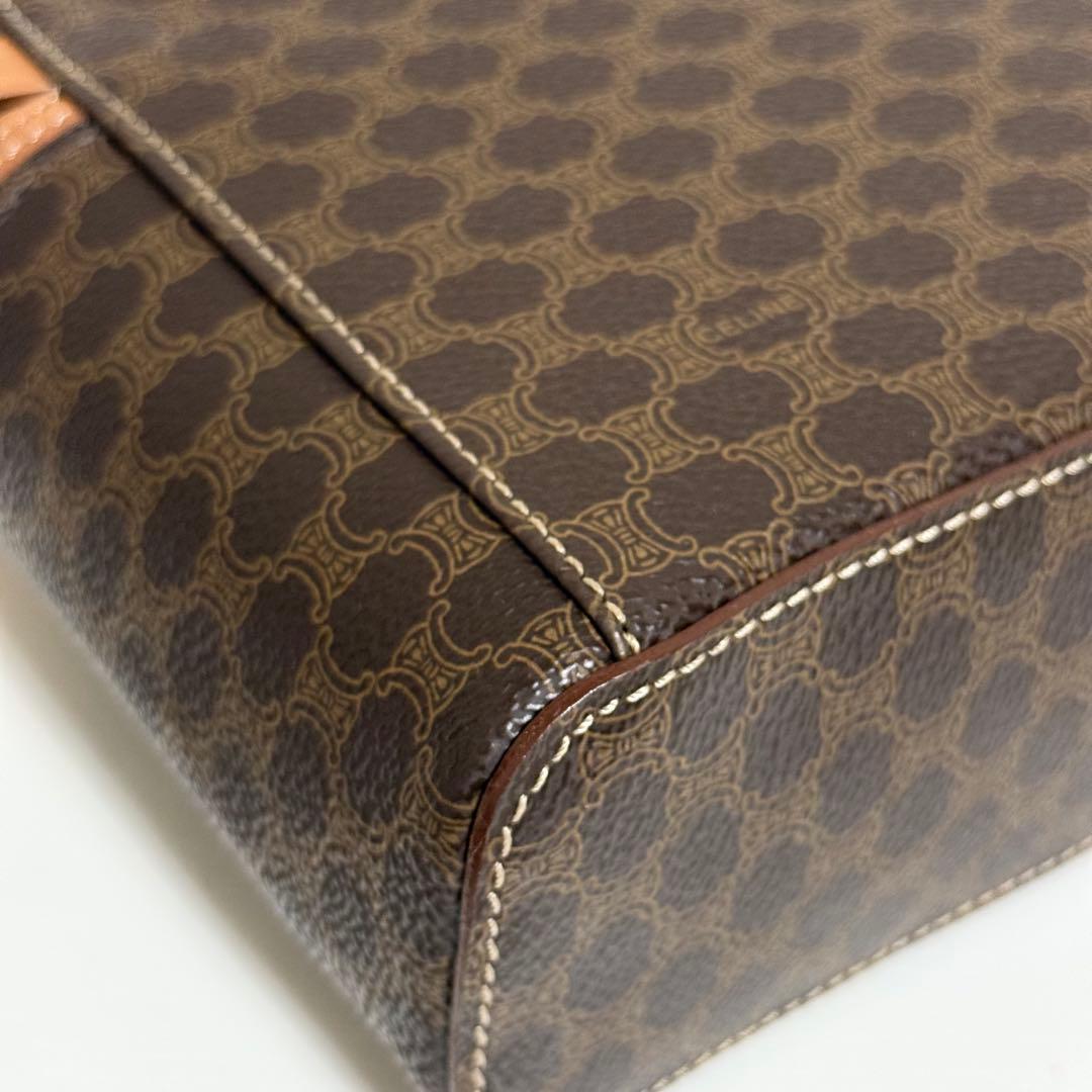 CELINE セリーヌ マカダム柄 バニティバッグ