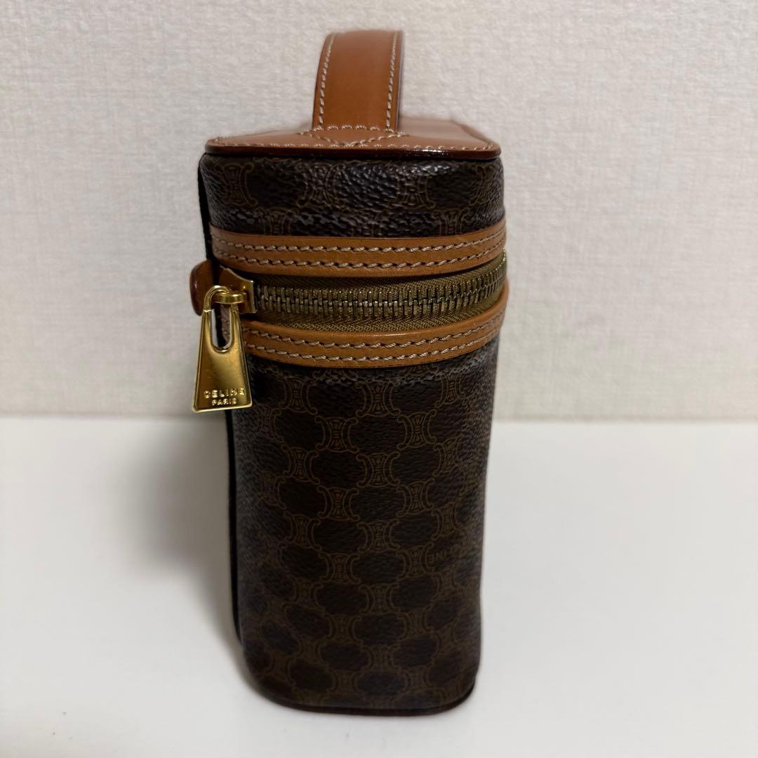 CELINE セリーヌ マカダム柄 バニティバッグ
