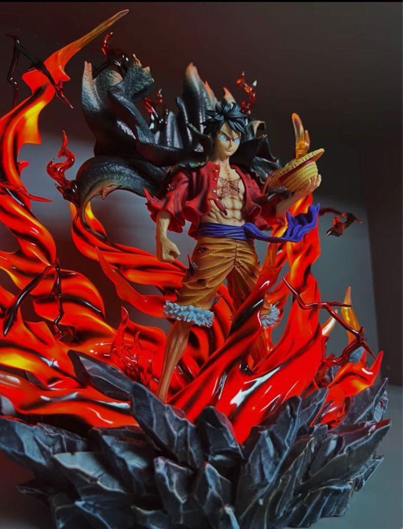 ワンピース ルフィ【覇王色覇気】 ガレージキット フィギュア POP1/8サイズ