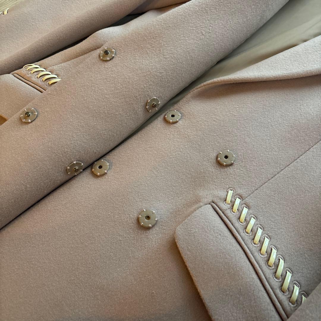 トッズ　チェスターコート　ベージュ　キャメル　40 tod's 新品