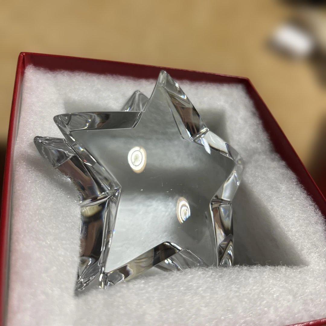 Baccarat バカラ Zinzinザンザンスター ペーパーウェイト