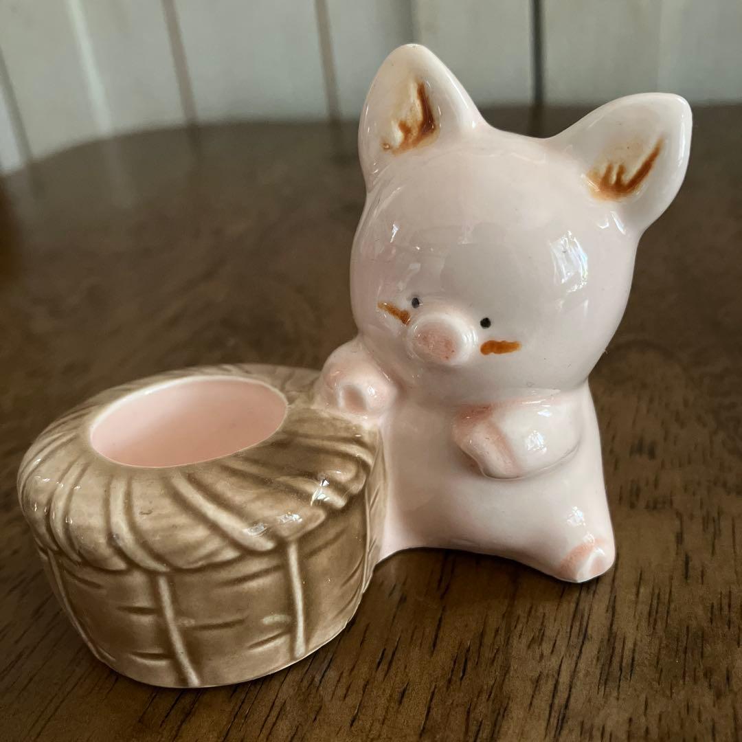 ザシキブタ　キャンドル立て　サンリオレトロ