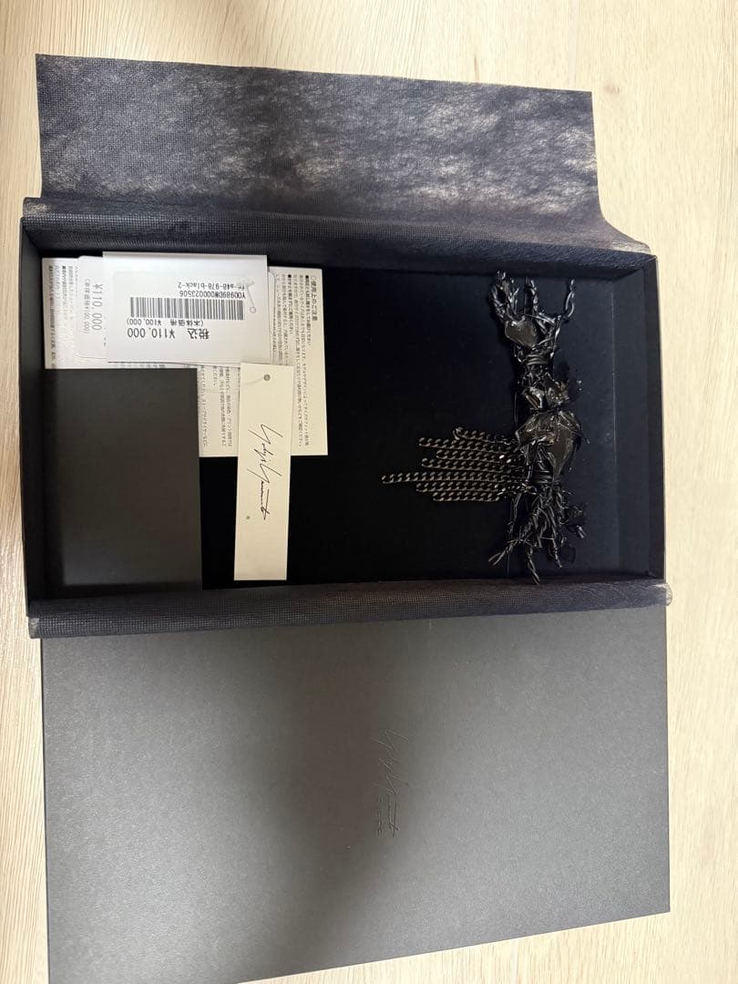 2025 Yohji Yamamoto ブラックブローチ　新品