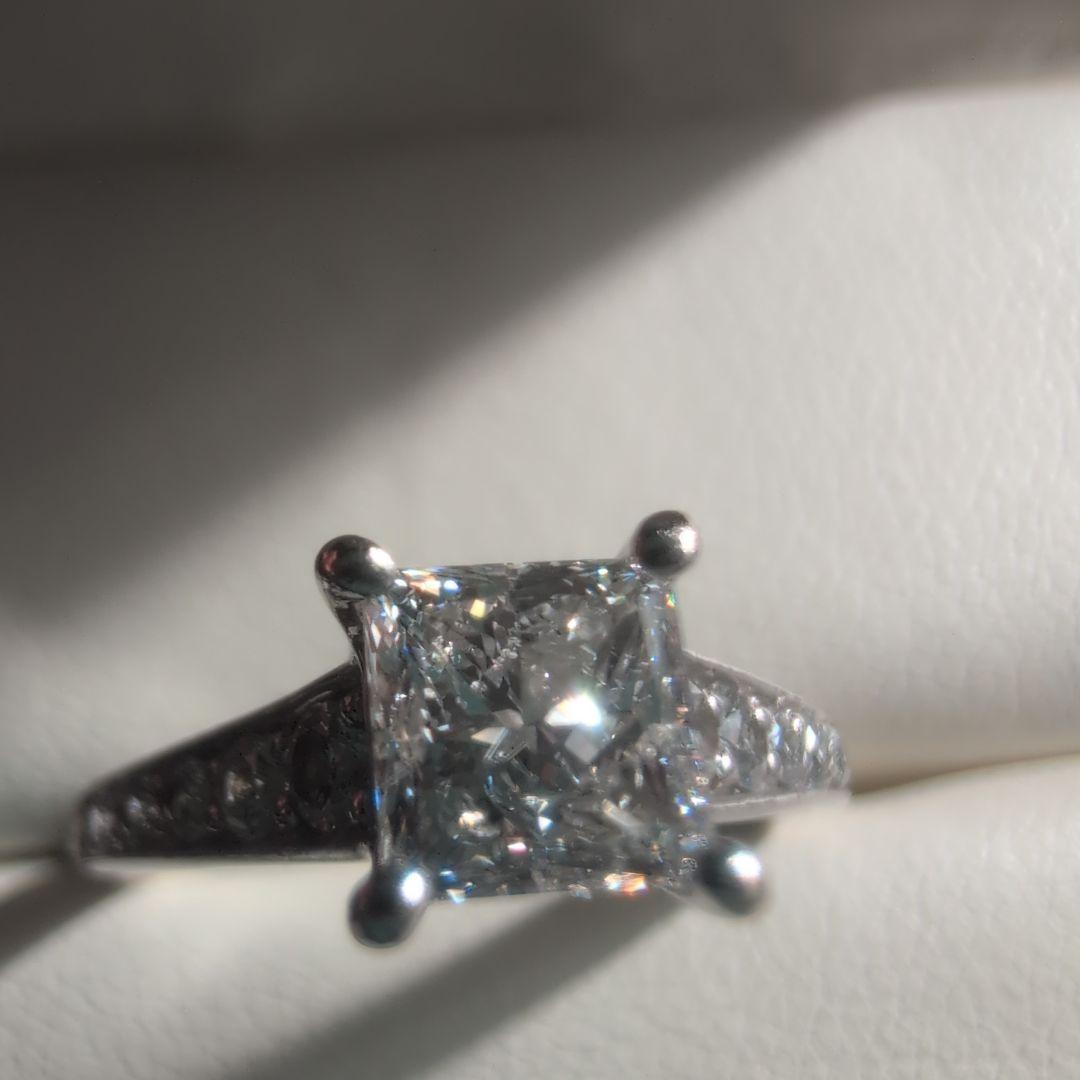 ダイヤモンドリング　婚約指輪　1ct 1/3　k14