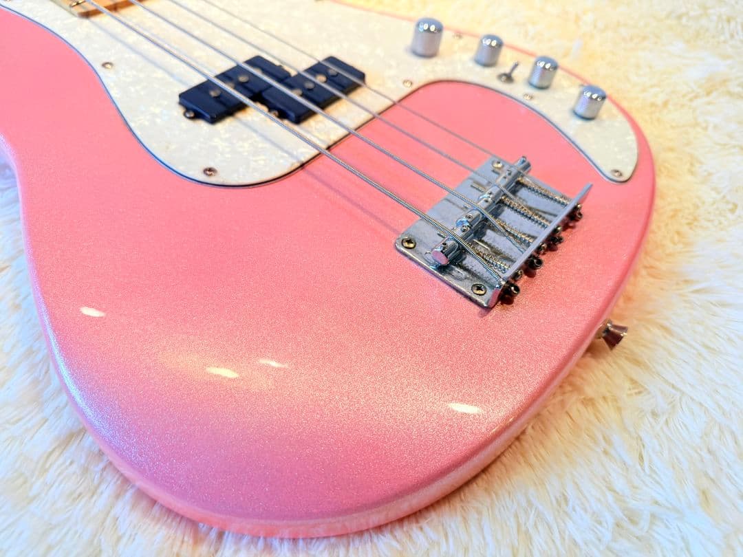 Elioth エリオス　エレキベース　P303 PJ アクティブ ピンク