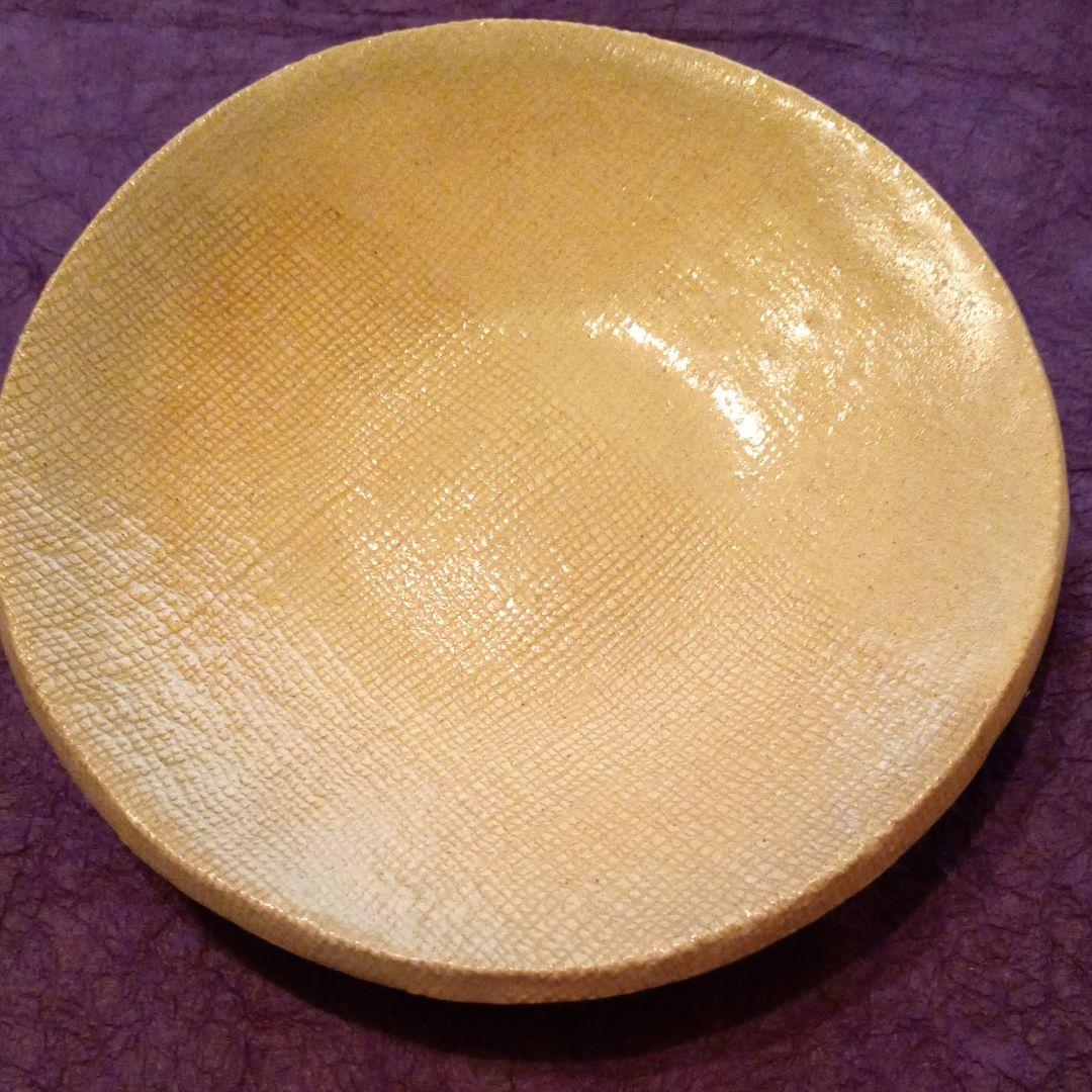 萩焼　布目窯変銘々皿5客揃い