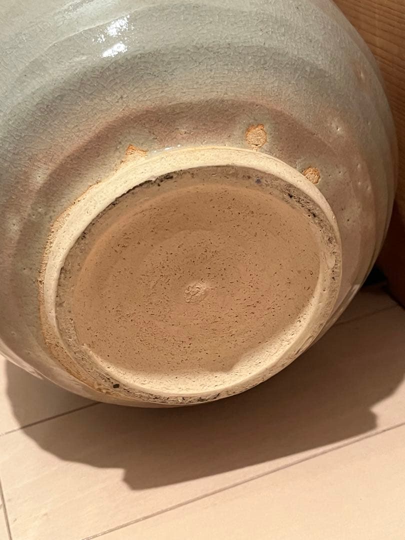 七代  岡田仙舟  萩焼　花瓶