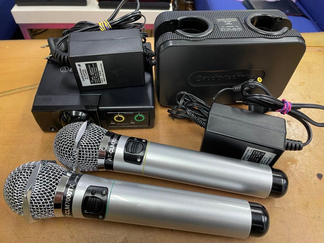 オーディオテクニカ赤外線マイクセット CR701+CLM7000シルバー