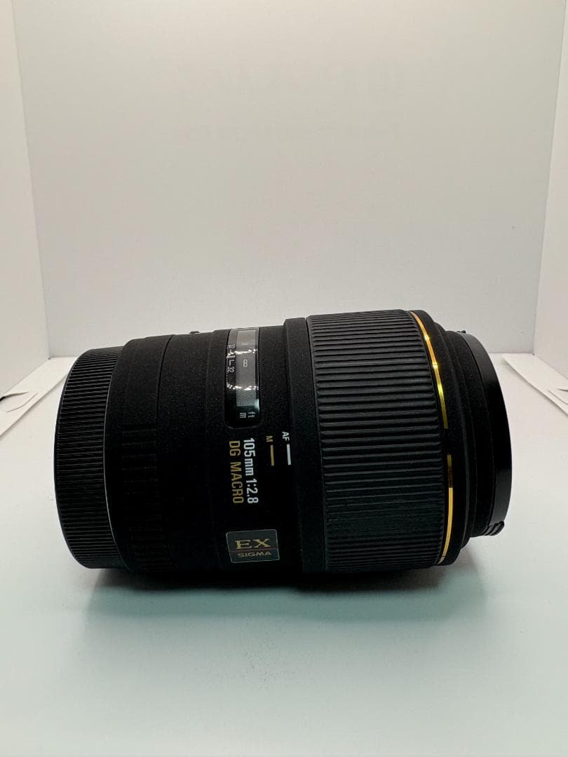 23外観美品　SIGMA 105mm F2.8EX DG MACRO CANON