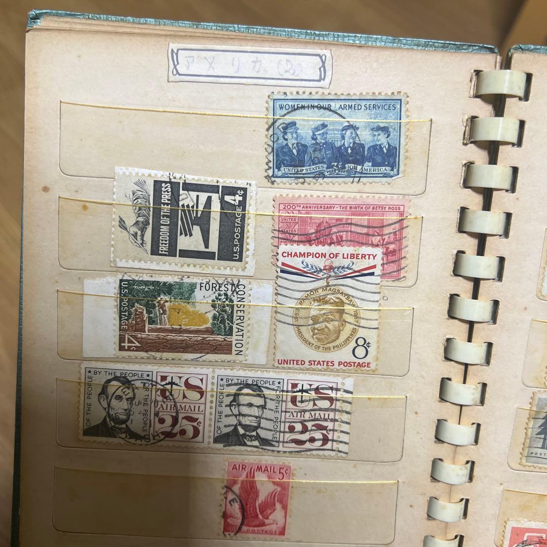 ケ*ジ様 【レア物あり】外国切手 使用済切手 コレクション アルバム