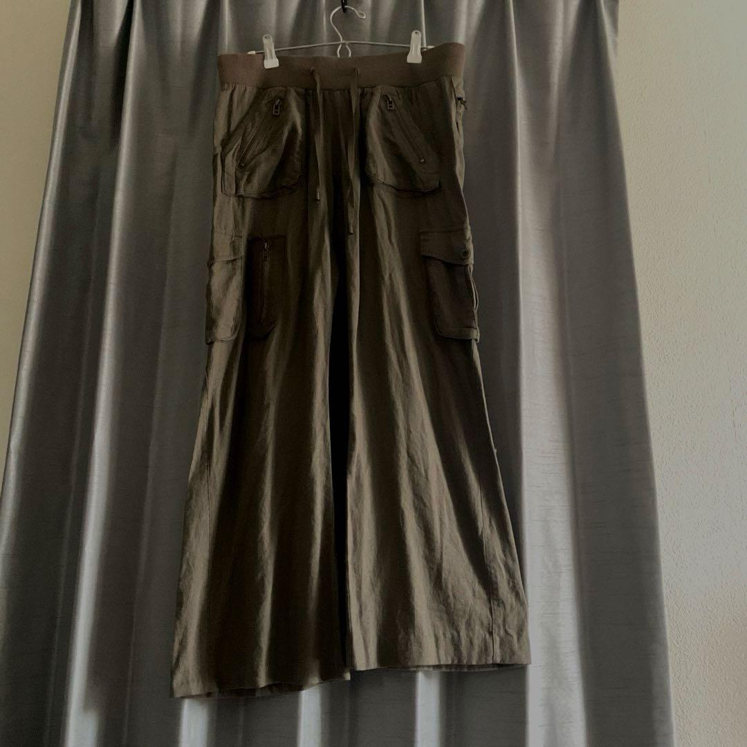 カーキ ワークパンツ
