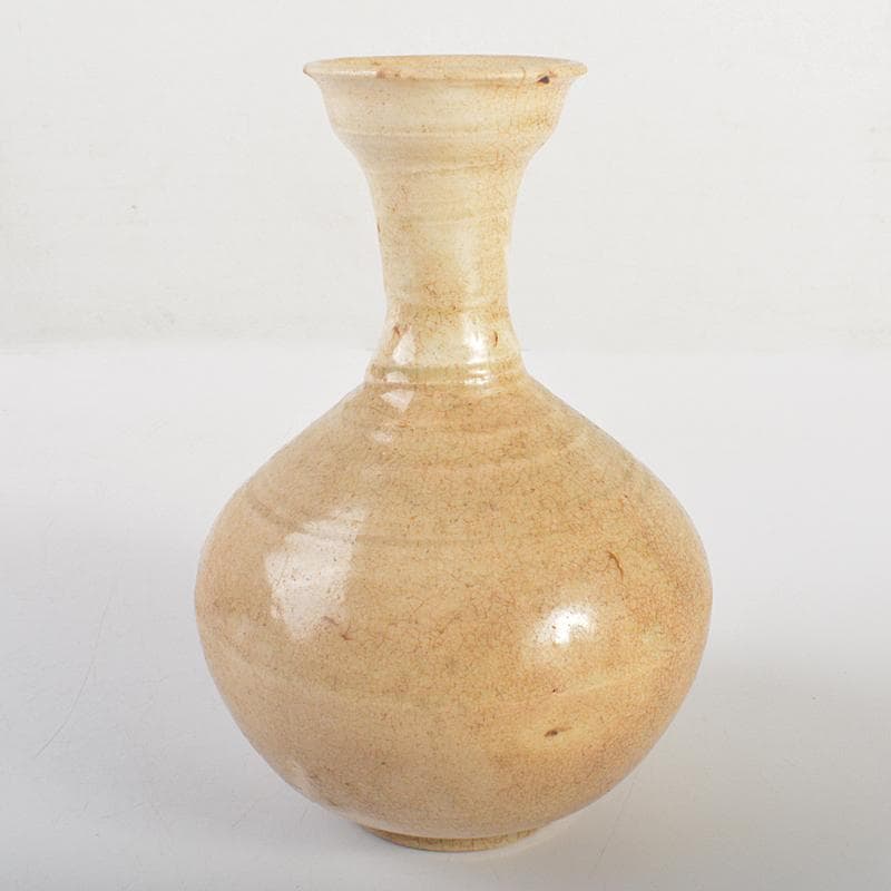 朝鮮美術　李朝　高麗白磁　碗口瓶　V　R7439