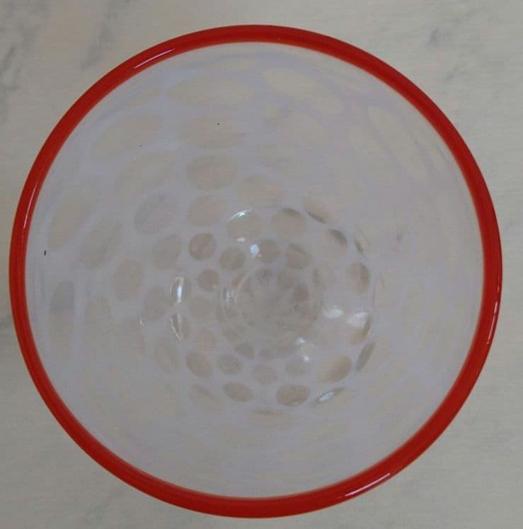 氷コップ 昭和レトロ 大正ロマン かき氷 水玉