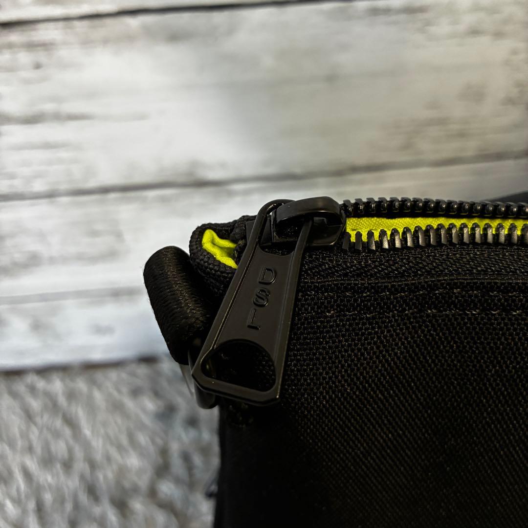 【極美品】DIESEL ディーゼル 2WAYブリーフケース 黒 PC可 レザー