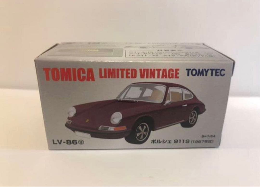 トミカリミテッドヴィンテージ　LV-86 ポルシェ911　黄色＆マルーン　2種