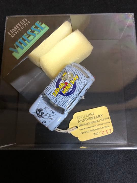 【限定】ミニクーパー　ミニカーjapan mini day1999年