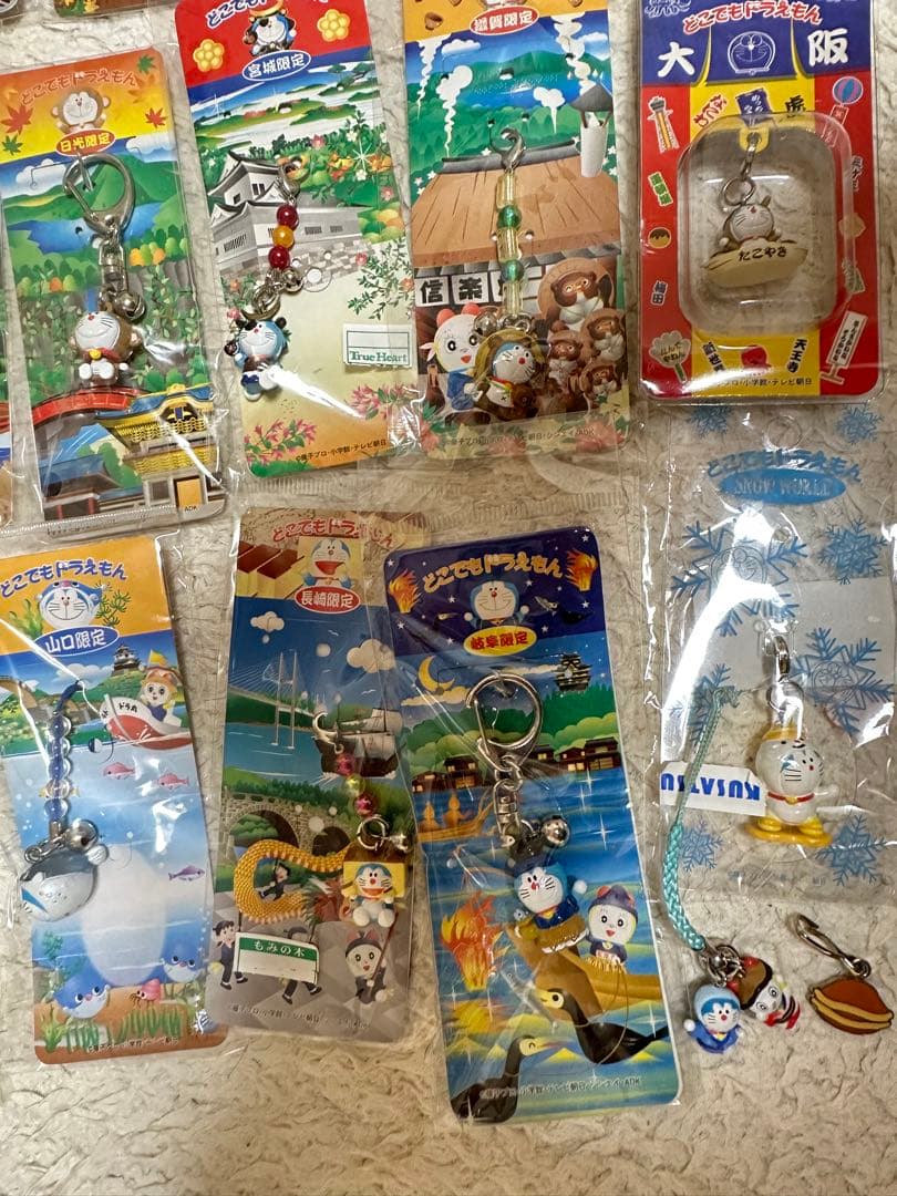 どこでもドラえもん ご当地 ストラップ18個