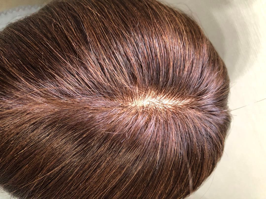 人毛100% ショートボブ ブラウン 未使用