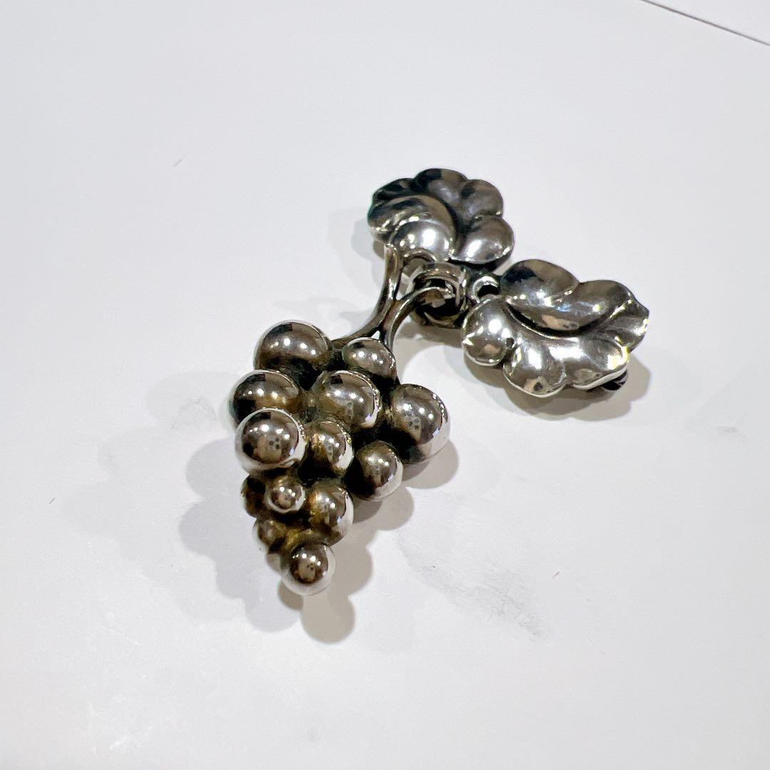 ジョージジェンセン 217Aブローチ・ぶどうモチーフ