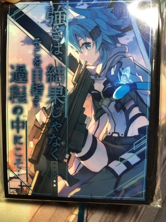 SAO  シノン   光るプレイマット　&  光るスリーブ