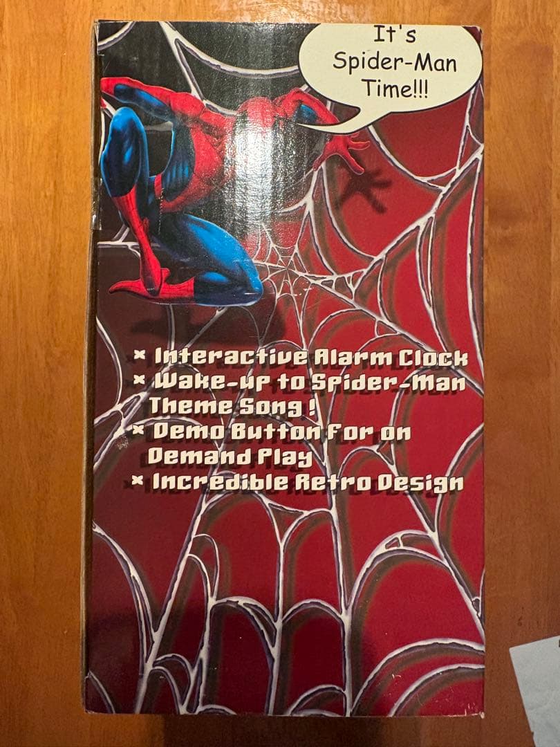 スパイダーマン　目覚まし時計