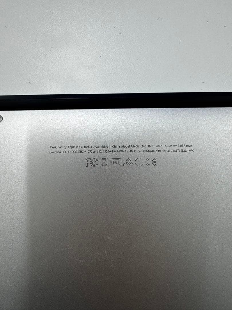 MacBook Air 13インチ充電器付き,モデルA1466 :EMC3178