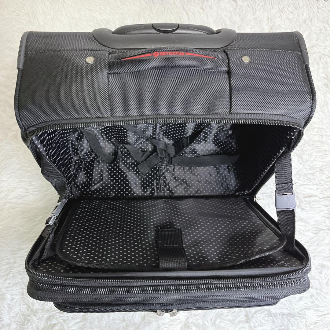 美品 サムソナイト 2WAY ビジネスキャリーケース 機内持込可能 出張