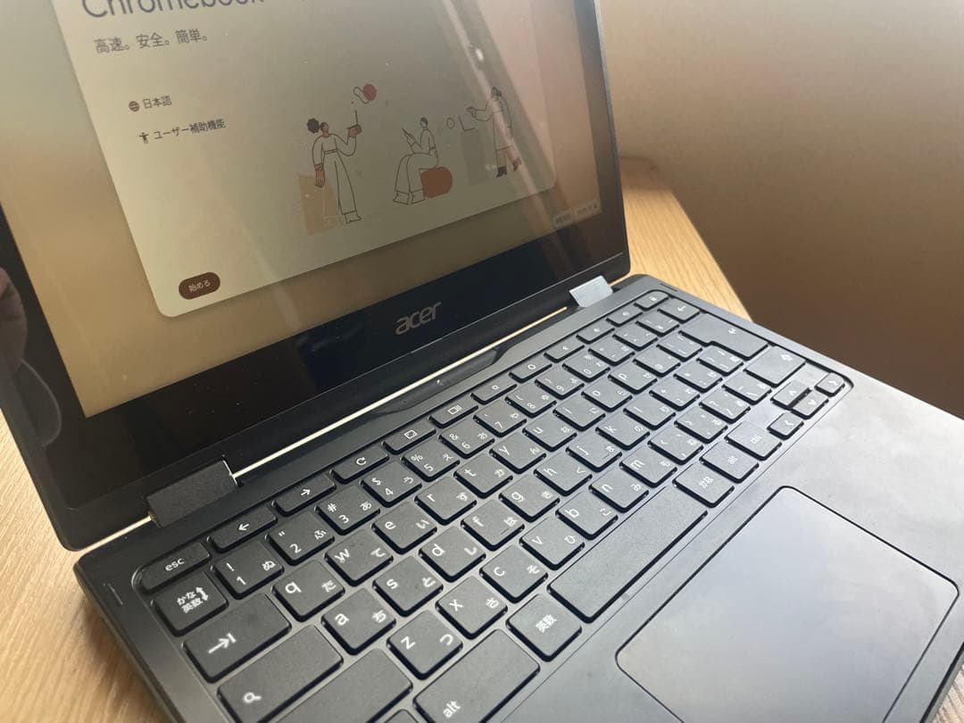 Acer Chromebook 本体 タッチスクリーン ACアダプター付き