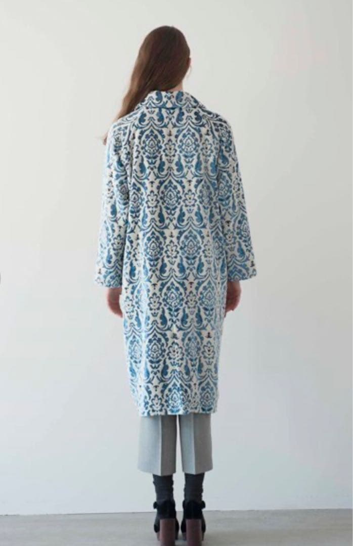 未使用◇Banner Barrett◇ジャガードコート◇ブルー◇定価74800円