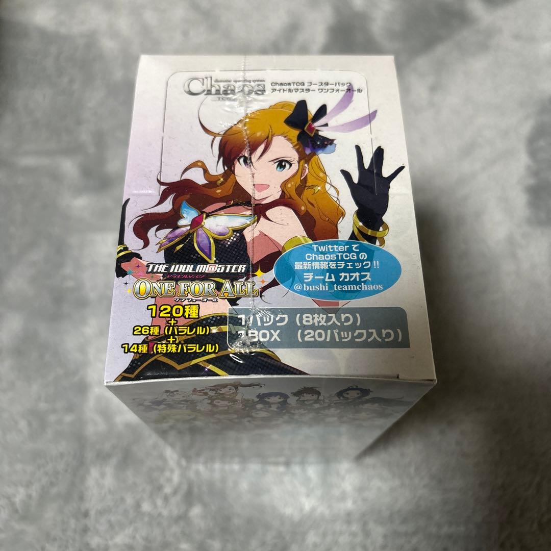 カオス　chaos TCG アイドルマスター　未開封BOX シュリンク付き　①
