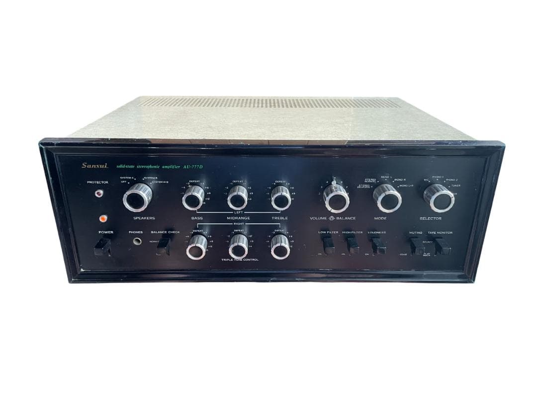 名機！SANSUI AU-777D プリメインアンプ 動作品