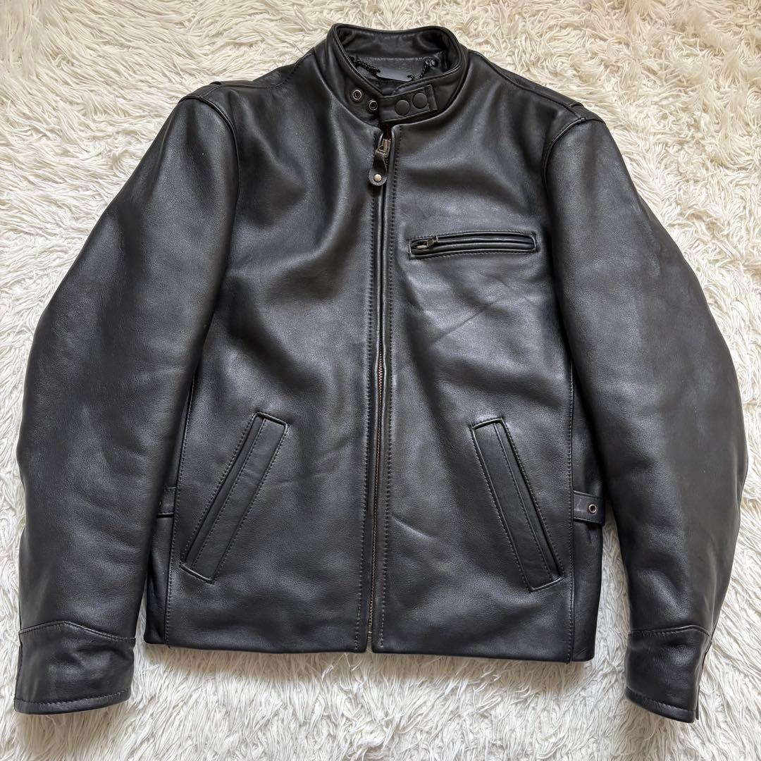 希少 HARLEY DAVIDSON シングルライダース レザージャケット36