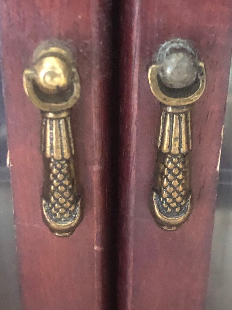 ミニチュアコレクション木製ケース付き、陶器セット　壁掛け、置き