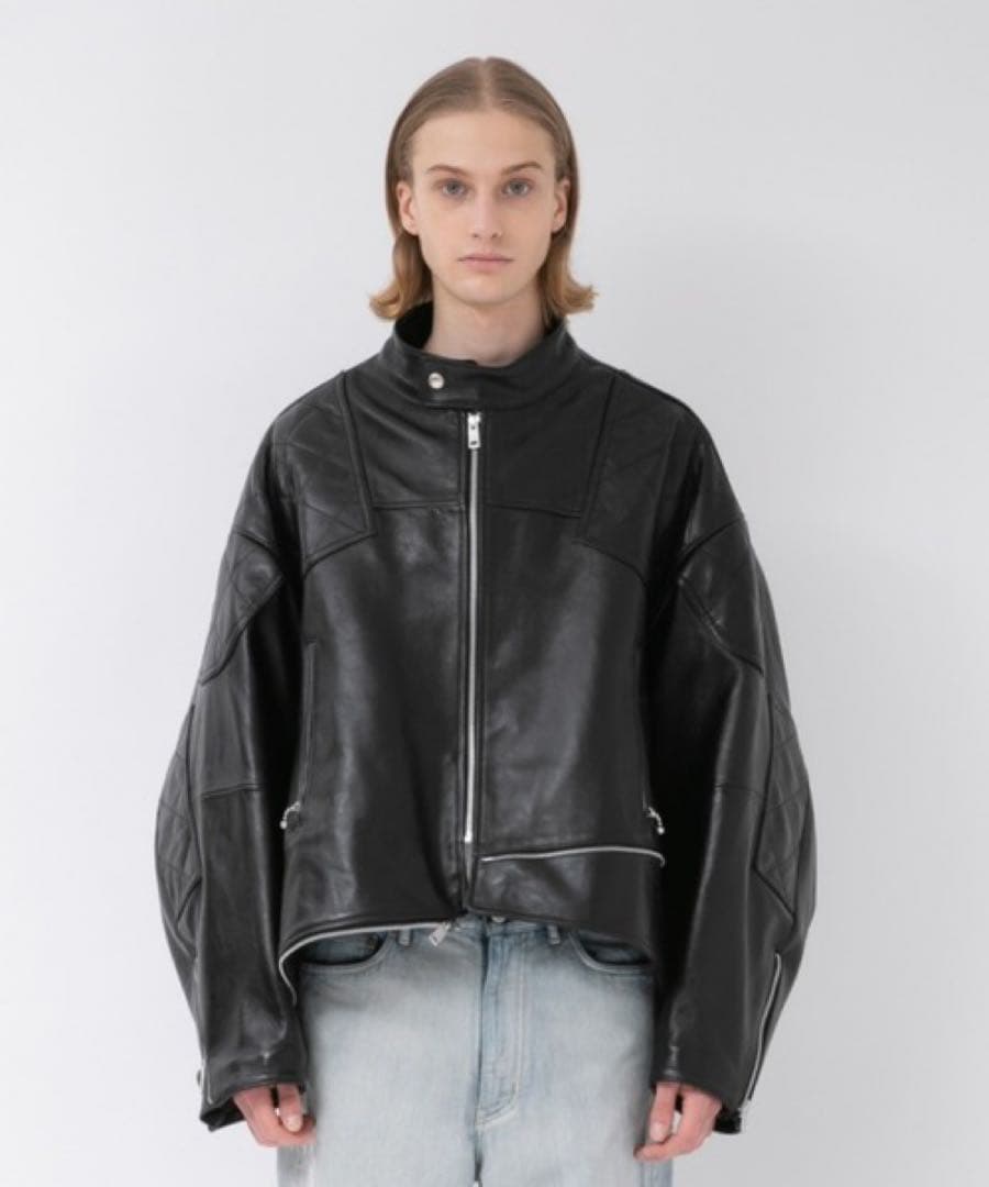 ビューティフルピープル　ライダース　ジャケット　ダブルエンド　Sサイズ　ブラック