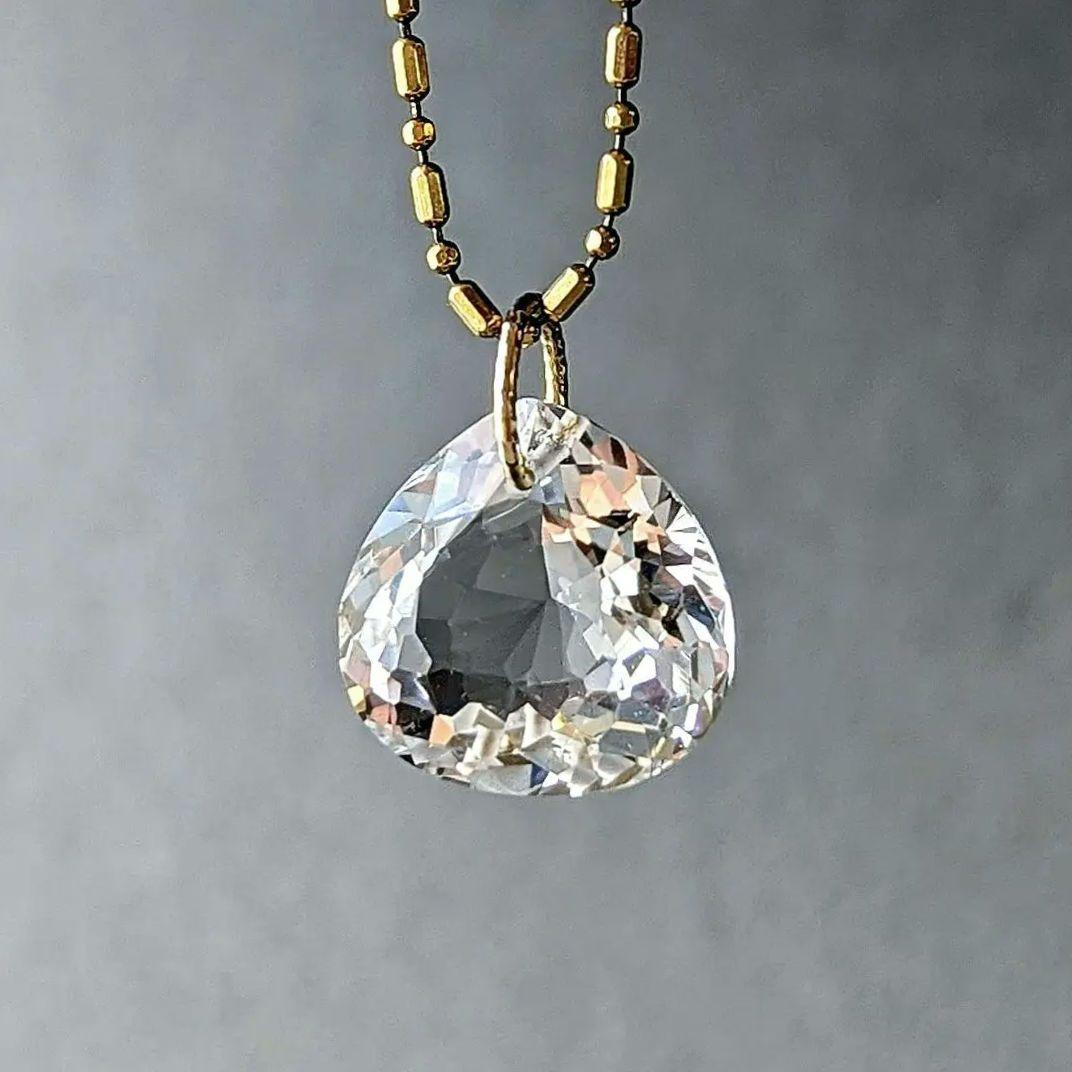 ♢容音♢K18 大粒ゴシェナイト5.25ct チャ―ム ペンダントトップ