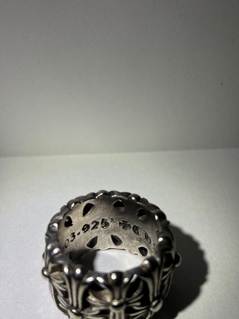 セメタリークロスリング　シルバー925　21号程度