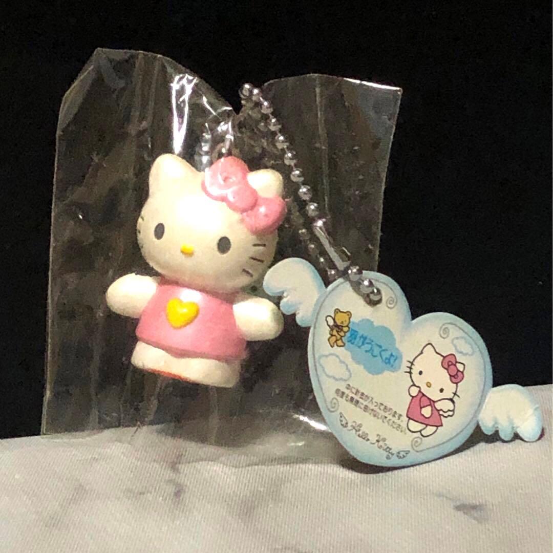 サンリオ　ハローキティ　キーチェーン　 エンジェル　天使　未使用　タグ付き　希少